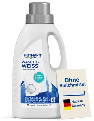 Produktbild von HEITMANN Wäsche Weiß 500 ml | Entfernt Grauschleier & Vergilbungen | Waschmittel