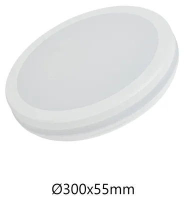 Obrázek produktu pro LED stropní svítidlo Alcapower, kulaté, 24 W, CCT 3000 K–6500 K, 2400 lm, IP54, IK08, bílé, Ø 30 cm, pro vnitřní i venkovní použití