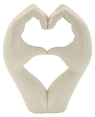 Produktbild von Mauro Ferretti Skulptur Liebe Stones creme 16,5x7x20 cm