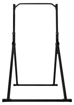 Imagen del producto de Barra de dominadas ajustable, fabricada en acero al carbono, y estructura de entrenamiento plegable con capacidad de hasta 200 kg