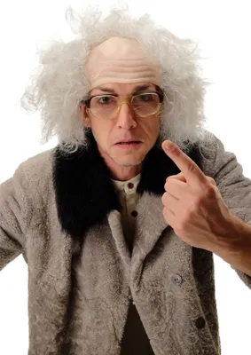 Produktbild von WIG ME UP Perücke Halbglatze Alter Opa Professor grau 3893-P68A