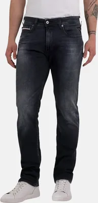 Produktbild von Replay Grover Straight Fit Jeans, Schwarz 36W x 32L