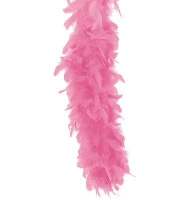 Produktbild von Federboa einfarbig, Länge ca. 1,80m, Federstola Federschal Kostüm Karneval 20er Jahre Charleston Burlesque kuschelig (Rosa)