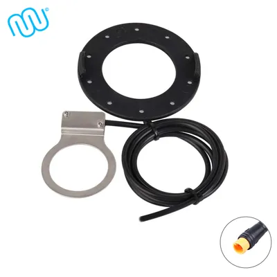 A product shot of an e-bike pedal assist sensor.