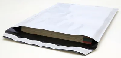 Produktbild von Versandtasche PCR coex schwarz/weiß 325x400mm 500 St./Pack.