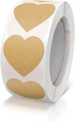 Produktbild von Herzförmige Selbstklebende Aufkleber 25 mm, 500 Stück, für Hochzeiten, Scrapbooking, Geschenke