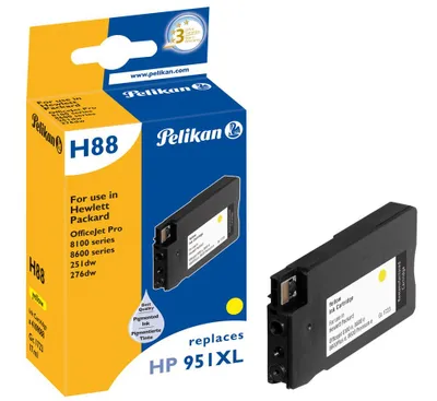 Produktbild von Pelikan Patrone HP H88  CN047AE HP951XL yellow  17ml remanufactured