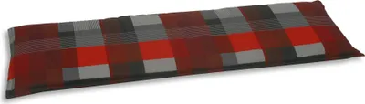 Produktbild von GO-DE Textil, Bank-Auflage 115cm, Karo rot grau, 20303-11
