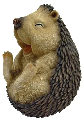 Produktbild von Gartenfigur Igel Gartendeko Gartenskulptur - 10 x 10 x 12,5 cm - 0,5 kg - Handbemalt - Für Haus und Garten