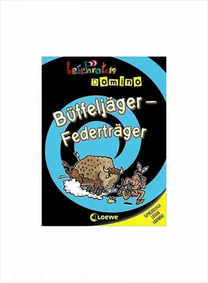 Produktbild von Büffeljäger Federträger: Lesepiraten-Domino