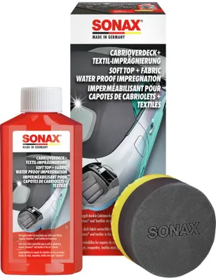Produktbild von Sonax Cabrioverdeck + Textil-Imprägnierung, Auto, Dichtungsmittel, Flasche, Flüssigkeit, Rot, 75 ml
