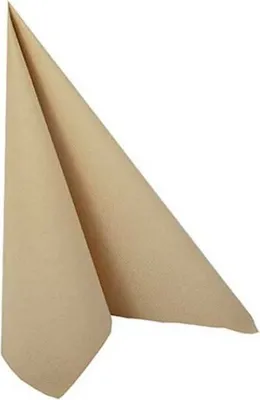 Produktbild von 20 Servietten "ROYAL Collection" 1/4-Falz 33 cm x 33 cm sand