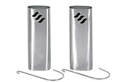 Produktbild von Metrox Röhrenverdunster 300 ml 20x7,5x3,5cm Edelstahl 2er Satz, Edelstahl, 75 mm, 35 mm, 200 mm, 2 Stück(e)