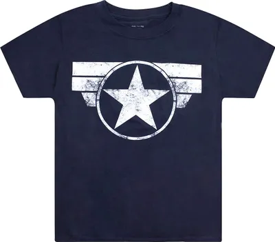 Produktbild von Captain America - T-Shirt für Jungen TV424 (140) (Marineblau)