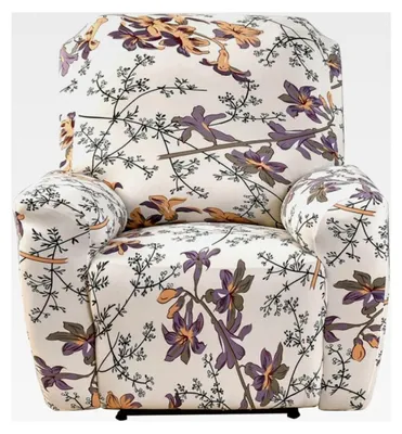 Produktbild von Sesselbezüge für Relaxsessel 4 Stück mit Blumenmuster
