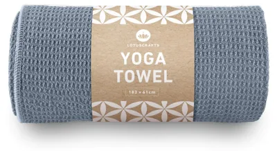 Obrázek produktu pro Lotuscrafts Yoga Handtuch Wet Grip – protiskluzová a rychleschnoucí – protiskluzová podložka na jógu s vysokou přilnavostí – podložka na jógu ideální pro hot jógu [183 x 61 cm]