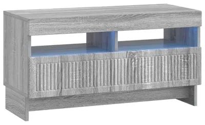 Imagen del producto de vidaXL: Mueble para TV LED, color Sonoma gris, fabricado en material de madera