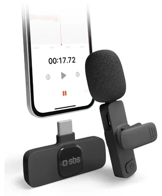 Immagine prodotto di SBS Microfono wireless con ricevitore e clip