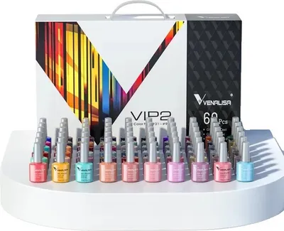 Obrázek produktu pro Gel lak na nehty, bez HEMA, dlouhotrvající složení, (31-90) VIP2 KIT
