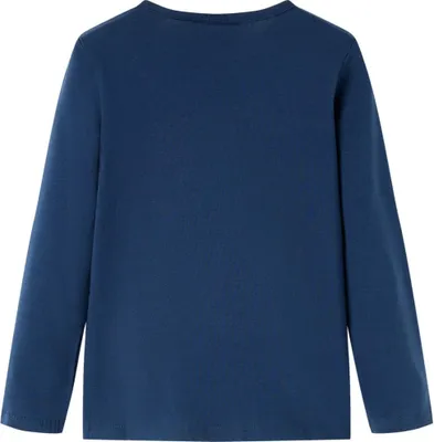 Immagine prodotto di vidaXL Camicia a maniche lunghe per bambini blu navy 104