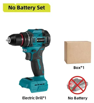 Image de Perceuse-visseuse sans fil - 18V - Perceuse sans fil - Moteur sans balais - Mandrin de 10 mm - 21+2 réglages de couple - 2 vitesses - Sans batterie