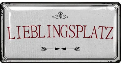 Produktbild von Schild Lieblingsplatz Outdoor, LIEBLINGSPLATZ Schild Garten, Deko Garten Vintage Schilder, Chill Lounge Gartendeko, Wanddeko Garten Schild
