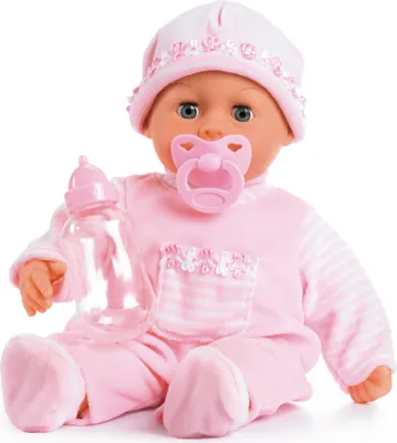 Produktbild von Bayer Design Babypuppe First Words rosa 38 cm