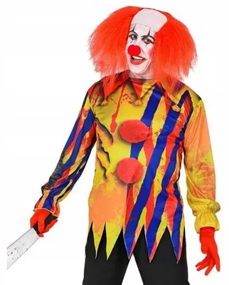Obrázok produktu pre Widmann - Kostým klauna zabijaka, tričko s dlhým rukávom, tematická párty, Halloween