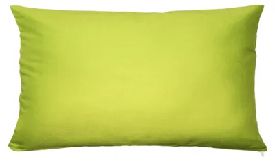 Produktbild von Kissenbezug 40x80 cm Limette Grün Reißverschluss Kissenhülle 100% Baumwolle