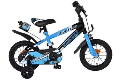 Produktbild von Volare Sportivo Kinderfahrrad - Jungen - 12 Zoll - Blau Schwarz