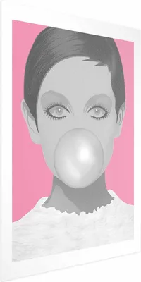 Produktbild von Posterpapier Poster - Bubble Gum 21x30 cm Menschen h-A-0118-ao-a