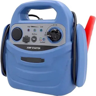 Obrázek produktu pro Autostarter s kompresorem – Autostarter do auta – Pomoc při startování – Autostarter s powerbankou a 12V baterií