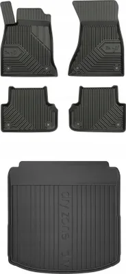 Obrázek produktu pro SET 77 gumové rohože a rohož AUDI A4 B9 Limousine 2015-2023