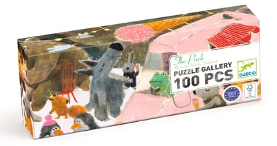 Produktbild von DJECO Panorama-Puzzlepark 100 dlks