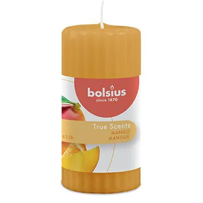 Obrázek produktu pro Bolsius vonná svíčka ve tvaru sloupku mango