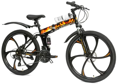 Obrázek produktu pro Horské kolo skládací, 26 palců, IwoBike Spark X, celoodpružené MTB, přehazovačka Shimano, hliníková kola, unisex (pro muže i ženy)