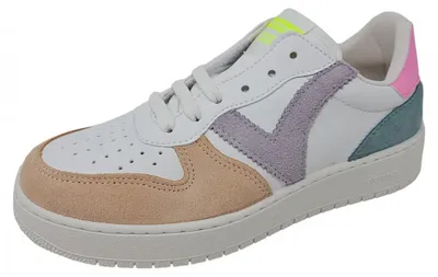 Produktbild von Victoria  Damenschuhe Schnürschuhe Sportive Sneaker low Weiß Freizeit, Schuhgröße:40 EU