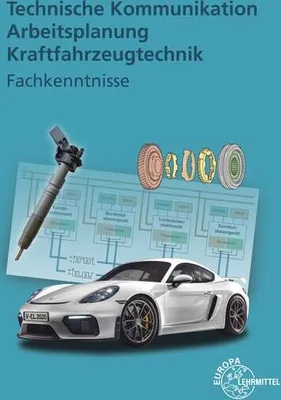 Produktbild von Technische Kommunikation Arbeitsplanung Kraftfahrzeugtechnik Fachkenntnisse