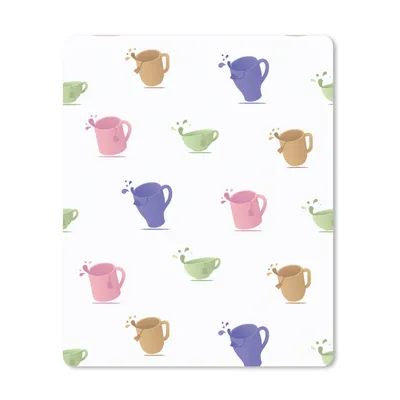 Produktbild von MuchoWow® Mauspad Mousepad Muster - Tee - Teetasse 30x40 cm - Mousepads - Maus Mat - Pad - Mausunterlage - Mausmatten