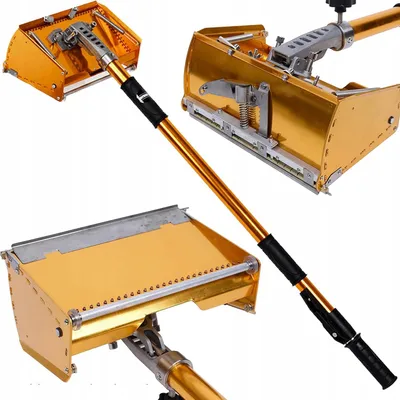 Obrázek produktu pro Rosfix Sádrokarton ProFlex - Hoblík na Spáry Sádrokartonu | 3 kg | 250 mm | 5stupňové Teleskopické Prodloužení 100-162 cm | 6stupňové Nastavení Čepele