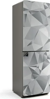 Produktbild von Abstraktes 3D-Muster – Magnetische Kühlschrank Abdeckung – Dekorfolie magnetisch Küche – Kühlschrank Magnet Deko – selbstklebende Magnettafel – Magnetfolie für Kühlschranktür – 60x190 cm