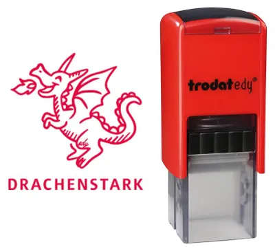 Produktbild von Trodat 163238, Quadratisch, Gummi, Rot, Kinder & Erwachsene, 34 g, Österreich