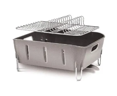Zdjęcie produktu dla Simplehuman Akcesoria kuchenne - Ociekacz do naczyń 370x326x172 mm, szary KT1106