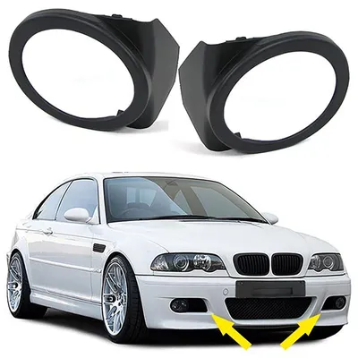 Für BMW E46 1998-2007 M-Paket Stoßstange Nebelscheinwerfer Halter Links + Rechts in der Farbe von Carparts-Online GmbH