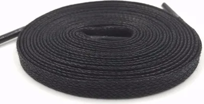 Zdjęcie produktu dla Sznurowadła płaskie 160 cm Czarne