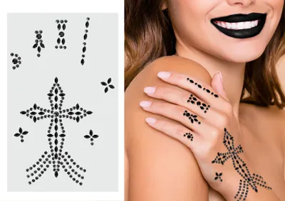 Immagine prodotto di Vampiro gotico croce mano gioielli decorazione Halloween elegante mistico nobile, colore: nero