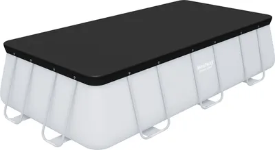Produktbild von Bestway® PVC-Abdeckplane 396 x 185 cm, schwarz, eckig
