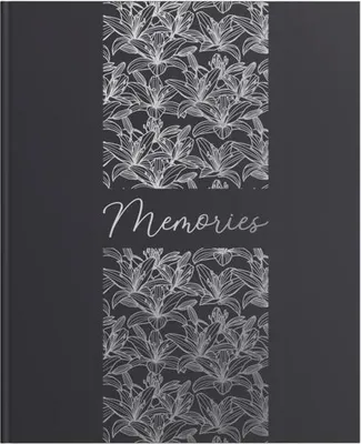 Image de Exacompta Livre d'or 100 pages tranche argent Titane Noir 47093E