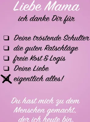Produktbild von vianmo Holzschild 40x30 cm Liebe Mama ich danke