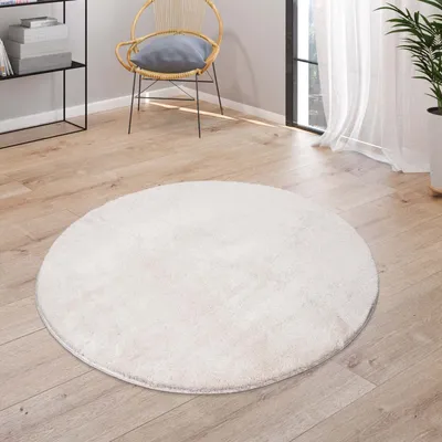 Produktbild von Waschbarer Teppich Wohnzimmer Kurzflor Einfarbiger Moderner Stil Weich